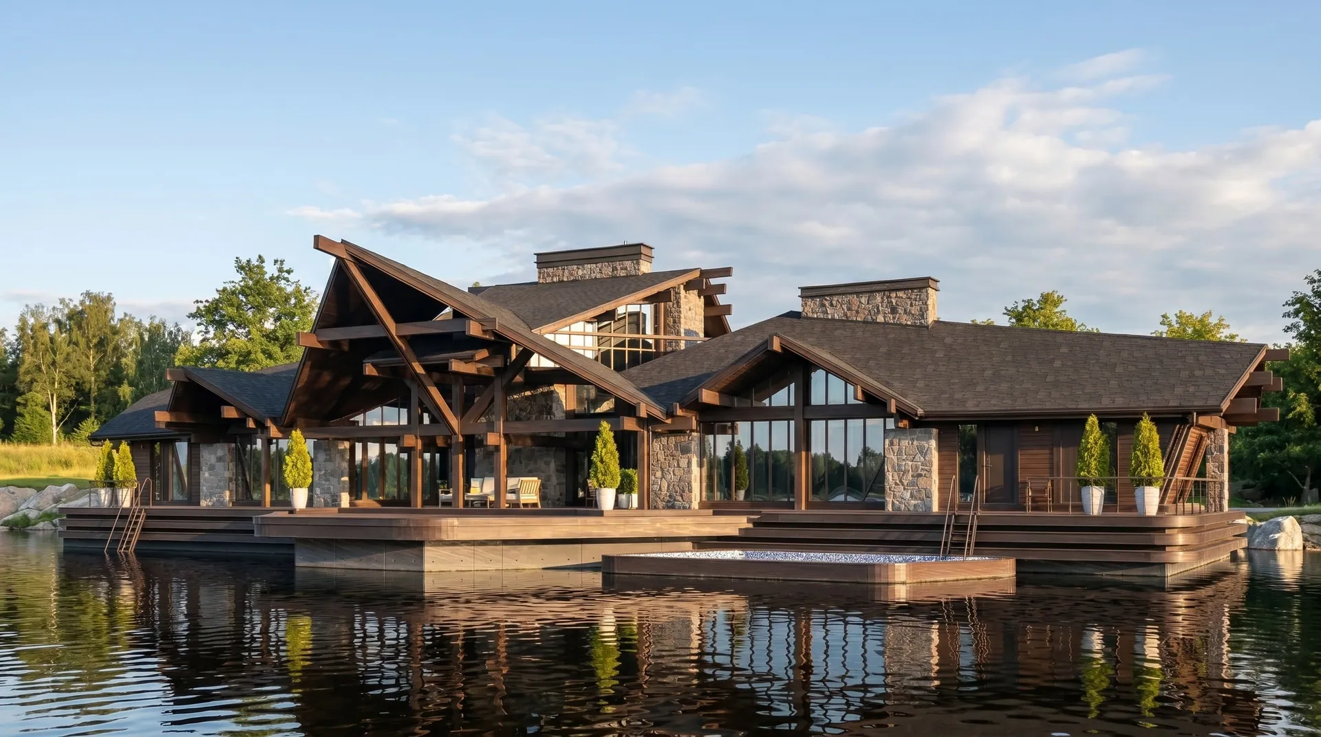 House Boat in the Style of a Chalet gallery image 1.1