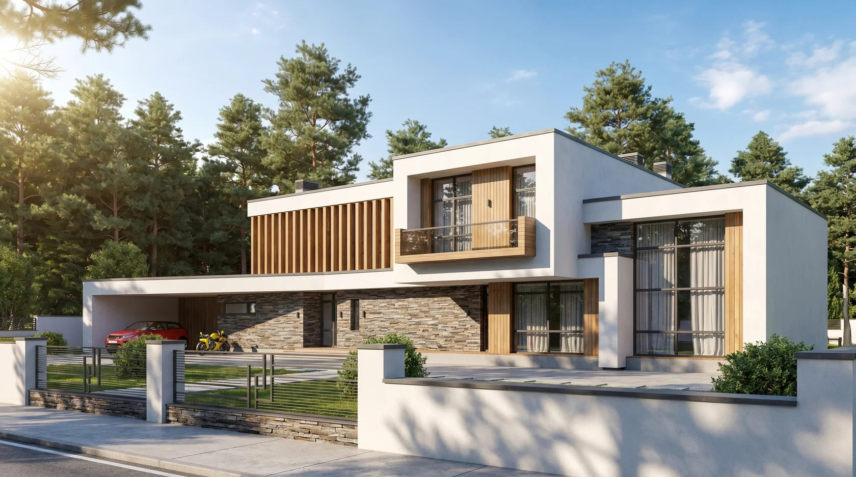Modern High-Tech Individual House gallery image 1.2