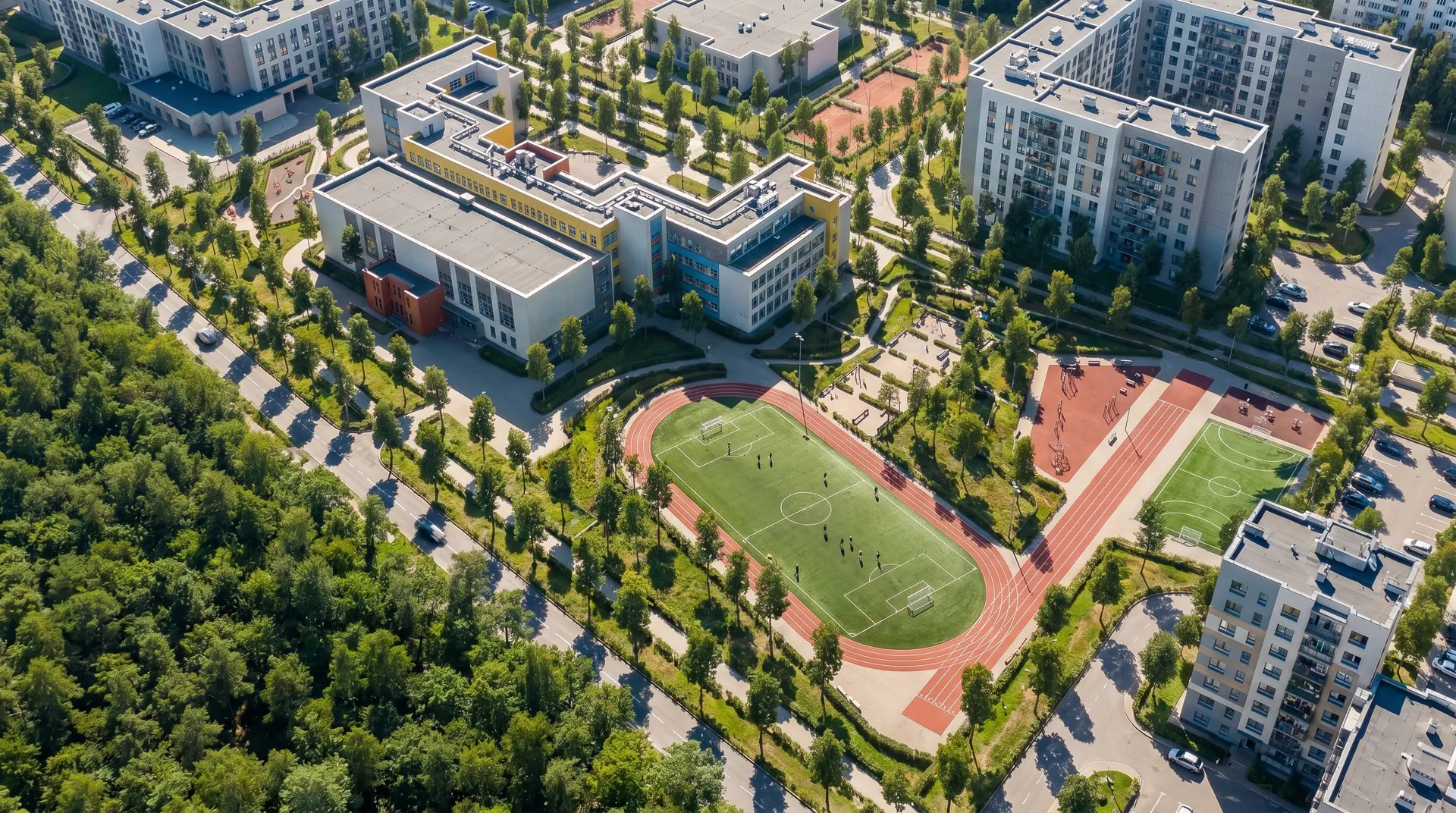 School for 1100 Students gallery image 1.1