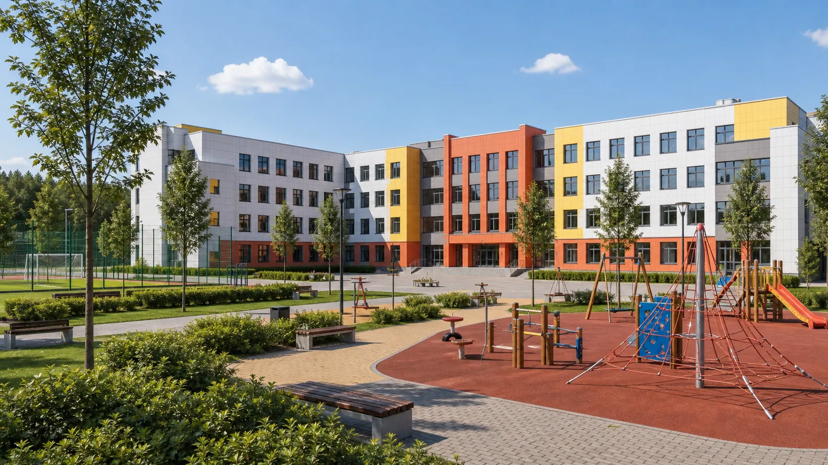 School for 1100 Students gallery image 3.1